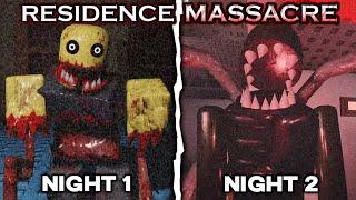 Residence Massacre: Night 1 and 2 - (Full Walkthrough) - Roblox