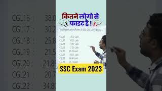 SSC CGL 2023 || Total Form Filled || Cgl Vacancy || Ssc || #shorts