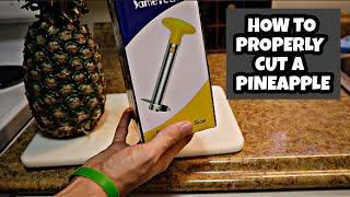 How To Properly Cut A Pineapple 2.0 | SameTech Pineapple Corer-Slicer