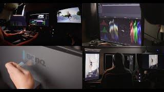 Switching to Davinci Resolve & my 3 monitor setup [Feat. The BenQ PD3205U]