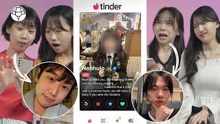 Korean Girls Try Dating App As Guys | 𝙊𝙎𝙎𝘾