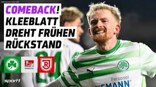 SpVgg Greuther Fürth - SSV Jahn Regensburg | 2. Bundesliga Tore und Highlights 21. Spieltag