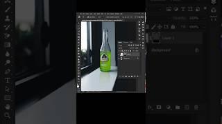 Bottle mirroring on Photoshop #editing #adobe #photoshop #photography #fy