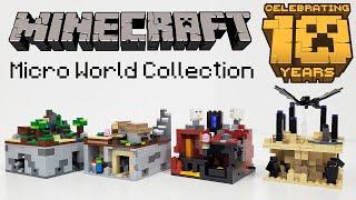 LEGO Minecraft Micro World Sets Review! (2012-2014) – 10th Anniversary!