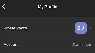 How To Delete Or Remove Profile Picture From Zoom Cloud Meeting App