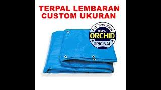Terpal Tenda ORCHID PVC Semi Karet Lembaran Custom