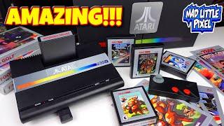 Atari 7800+ Complete REVIEW! It Blew Me Away!  A MUST OWN?!