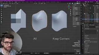 A hidden feature to keep sharp corners of subdivision mesh and other ways in Blender