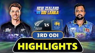 Sri Lanka vs New Zealand Full Highlights 3rd ODI 2025 | SL VS NZ