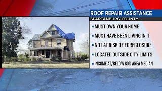 Roof repair assistance program available in Spartanburg Co.