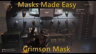 Division 2 Masks Made Easy: Crimson Mask