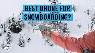 Filming Snowboarding in the Backcountry | with DJI Mini 4 Pro