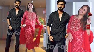 Sonakshi Sinha's FIRST LOOK from Sasurali House with Husband Zaheer Iqbal