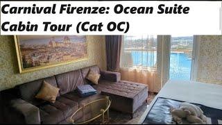 Carnival Firenze Suite Cabin Tour Category OS April 2024