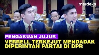 Reaksi Verrell Bramasta Jujur Ngaku Terkejut Mendadak Diminta Bicara Wakili PAN di DPR