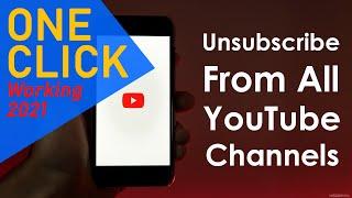 How To Unsubscribe All YouTube Channels in One Click | Mass Unsubscribe All YouTube Subscriptions