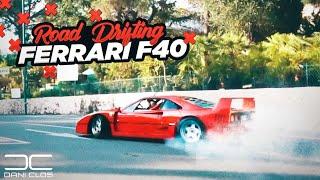 DRIFTEANDO un FERRARI F40 por las calles de MÓNACO | Dani Clos