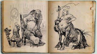 The Man Who Inspired Disney - Heinrich Kley ORIGINAL Sketchbook Tour