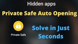 How to Solve Private Safe Auto Opening problem || #privatesafe #technical #realme7