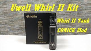 Uwell Whirl II kit with CONICK Box Mod 100W