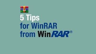 5 Tips for WinRAR from WinRAR