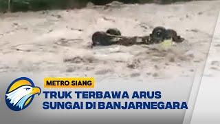 Truk Terbawa Arus Sungai di Banjarnegara, 1 Orang Hilang