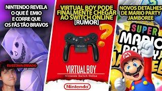 Nintendo Revela O que é Emio e Corre que os fãs tão Bravos | Virtual Boy Chegando ao Switch Online?