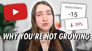 THIS is why your youtube channel isn’t growing…