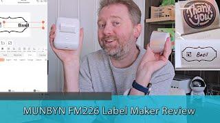 MUNBYN FM226 Label Maker Review: Best Label Maker for Home & Office?