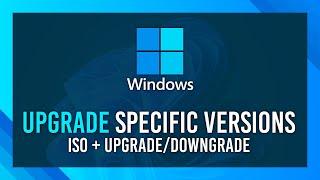 Get ANY Windows Version | In-Place Upgrade/Downgrade + ISO | Specific version ISO