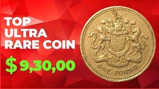 1983 ONE POUND COIN UNLELIEVABLE  VALUE WORTH $93,000.