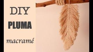 DIY TUTORIAL MACRAME FEATHER