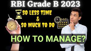 RBI Grade B 2023 Ultimate Study Plan for Success  Phase-1 | Phase-2