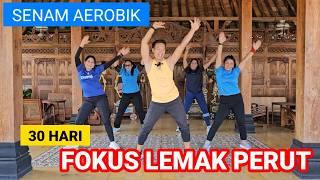 AEROBIK FOKUS LEMAK PERUT | 30 HARI PENURUNAN BERAT BADAN