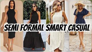 What is Semi Formal Smart Casual Dress Clothing|smart casual dress for female @monicafashiongoogle