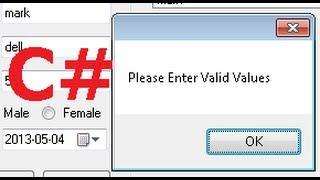 C# Tutorial 57: TextBox which accepts only numbers in C#