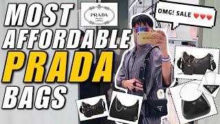 MOST AFFORDABLE BAGS AT PRADA GREENBELT | SALE PRADA BAGS & SHOES | PRADA RE-EDITION BAG and more