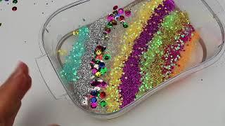 En Ünlü GALAXY Glitter Simli Slime DIY 12 Farklı Sim ile Bitkisel Galaksi Slime Bidünya Oyuncak