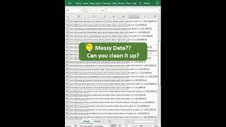 Cleaning messy data in seconds   | Shortcuts that Speed-up work | excel shorts