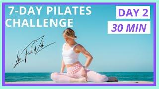 Pilates Workout Challenge DAY 2 - 30 MIN FULL BODY Workout (At-Home Pilates No Equipment)