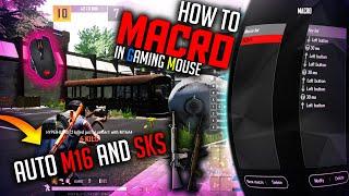 How To Set Macro On Gaming Mouse | How to Set Macro On Redgear X12 Pro | Set macro In PUBG In Hindi