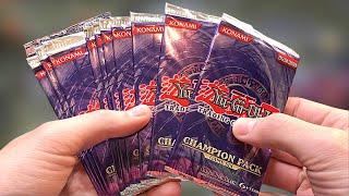 Opening RARE Champion Pack 6 Yugioh Packs From 2008!