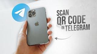 How to Scan QR Code in Telegram (tutorial)