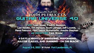 Announcing John Petrucci's Guitar Universe 4.0! | August 3-6 2023