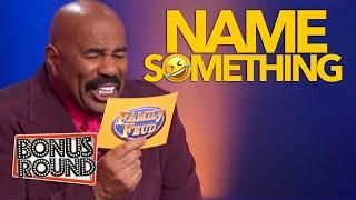 Funny Family Feud Name Something Answers With Steve Harvey