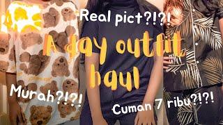 A day outfit haul I Tokopedia haul I #vlog2