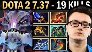 Slardar Gameplay Miracle with 19 Kills and 950 GPM - Dota 7.37