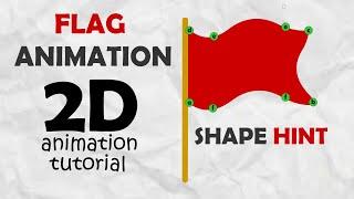 how to create a flag animation|flag animation in animate cc|flag animation|2d tutorial by sarath