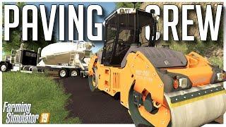 PAVING THE FARM ROAD | Hazzard County Roleplay | Farming Simulator 19