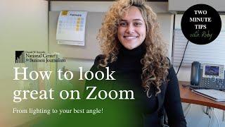 How to look great on Zoom - Two Minute Tips with Ruby